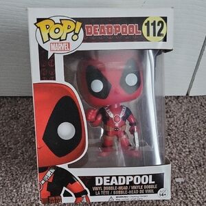 Funko Pop Marvel Deadpool Red and Black Figure